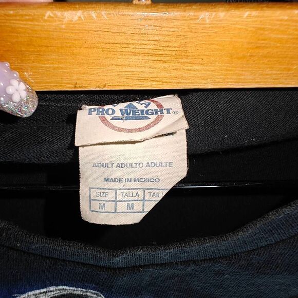 Vintage Grunge Goth Punkrock Skull Graphic Tee - Picture 3 of 4